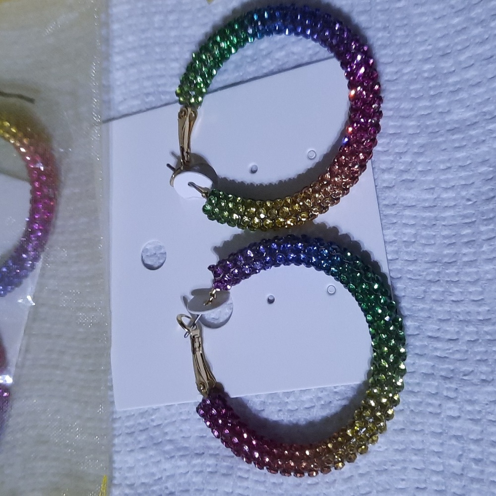 2 PrRainbow Hoops - Picture 2 of 7